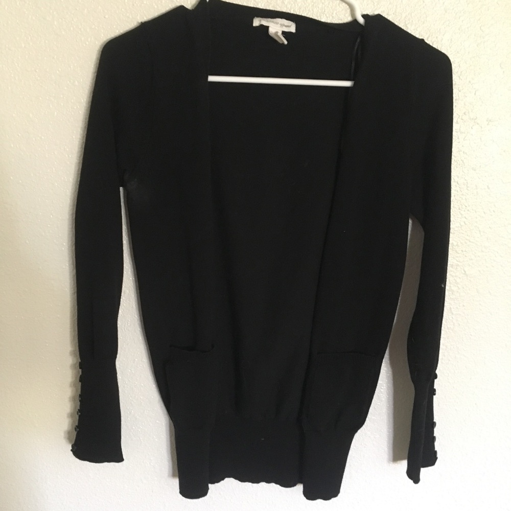 Black cardigan